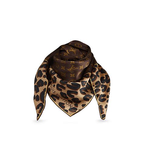 monogram capital scarf louis vuitton|louis vuitton animal print scarf.